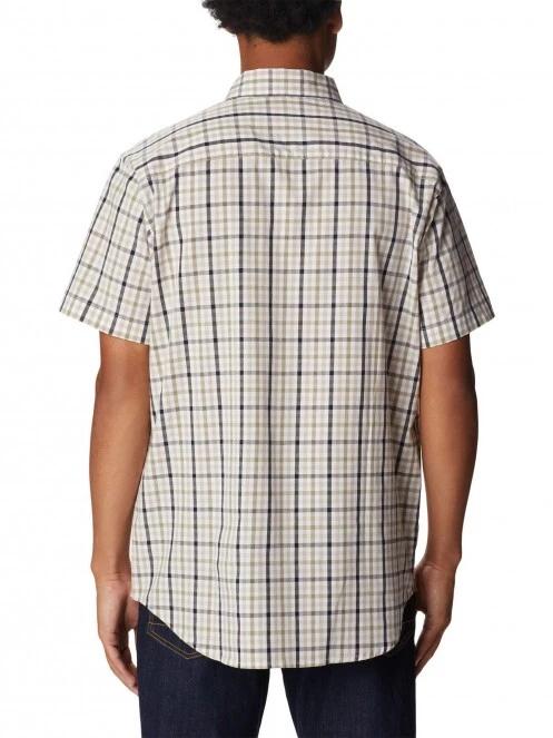 Columbia Rapid Rivers II Short Sleeve Shirt férfi rövid ujjú ing homok színben 4