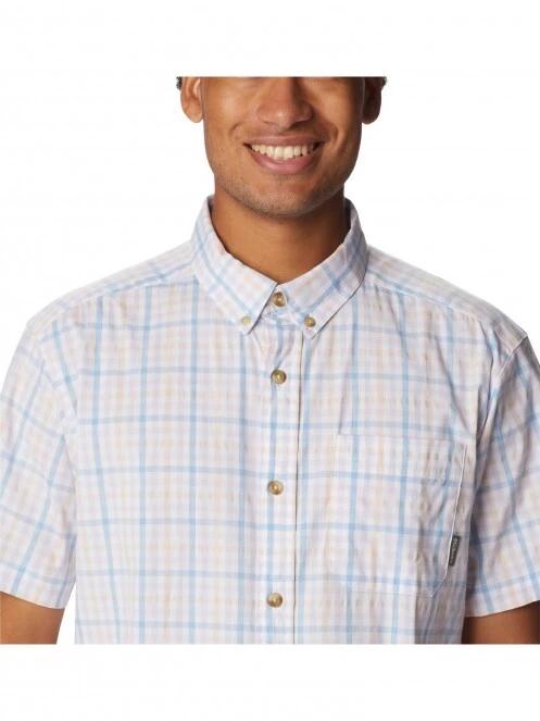 Columbia Rapid Rivers II Short Sleeve Shirt férfi rövid ujjú ing kék színben 5