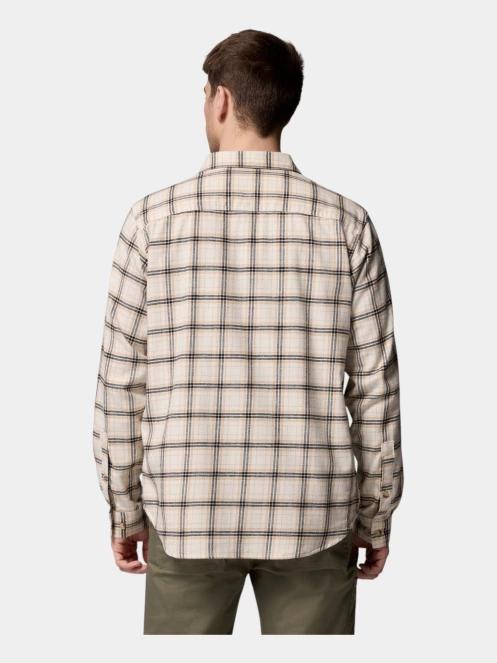 Columbia Cornell Woods Flannel Long Sleeve Shirt férfi hosszú ujjú ing homok színben 4