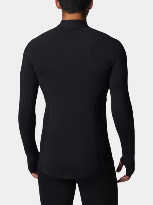 Columbia Midweight Stretch Long Sleeve Half Zip férfi aláöltöző felső fekete színben 4