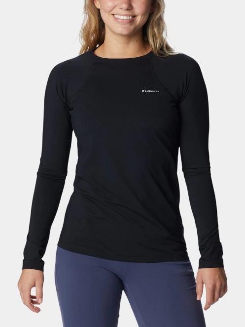 Columbia Midweight Stretch Long Sleeve Top női aláöltöző felső fekete színben 2