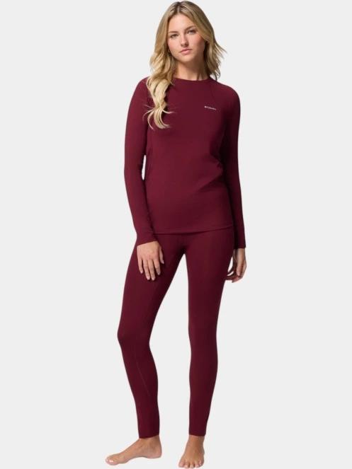 Columbia Midweight Stretch Tight női aláöltöző nadrág piros színben 5