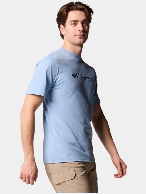 Columbia CSC Basic Logo Short Sleeve Shirt férfi rövid ujjú póló kék színben 4