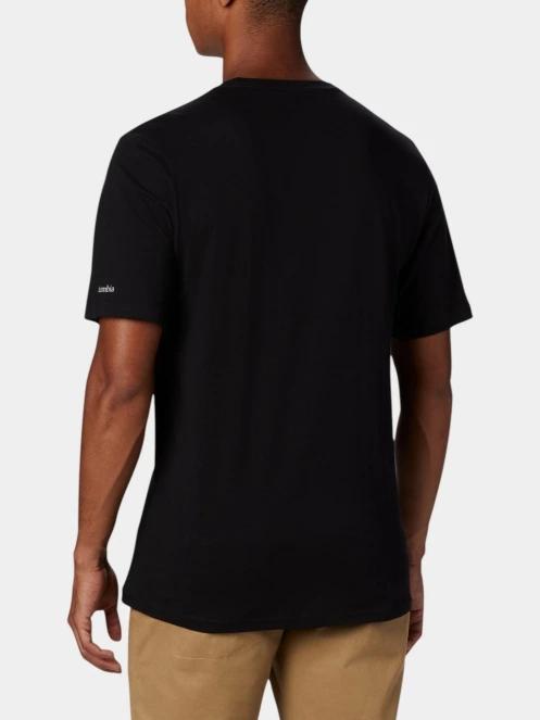 Columbia CSC Basic Logo Short Sleeve férfi rövid ujjú póló fekete színben 4
