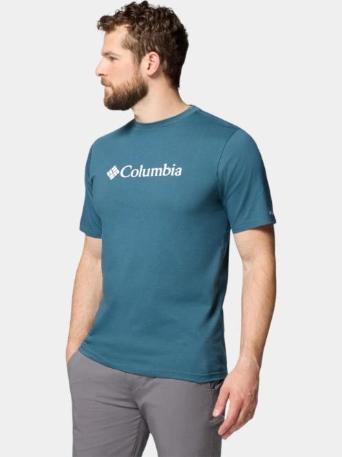 Columbia CSC Basic Logo Short Sleeve férfi rövid ujjú póló kék színben 3