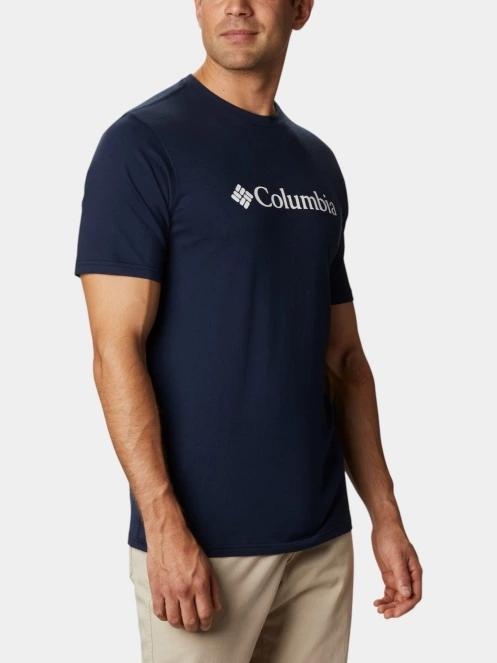 Columbia CSC Basic Logo Short Sleeve férfi rövid ujjú póló kék színben 5