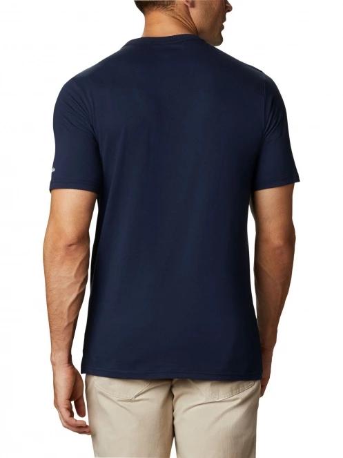 Columbia CSC Basic Logo Short Sleeve férfi rövid ujjú póló kék színben 4