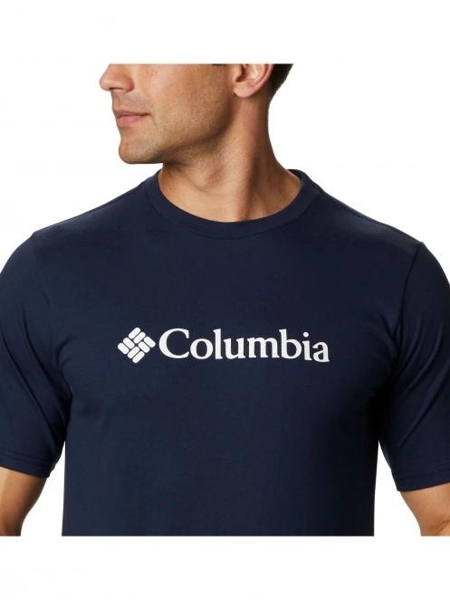 Columbia CSC Basic Logo Short Sleeve férfi rövid ujjú póló kék színben 5