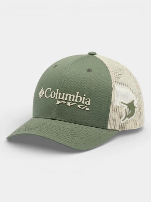 Columbia PFG Logo Mesh Snap Back baseball sapka oliva színben 6