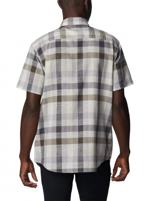 Columbia Under Exposure YD Short Sleeve Shirt férfi rövid ujjú ing szürke színben 4