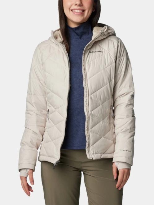 Columbia Heavenly Hooded Jacket női kapucnis dzseki homok színben 5