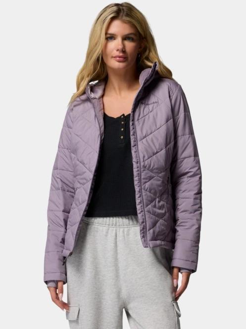 Columbia Heavenly Hooded Jacket női kapucnis dzseki lila színben 5