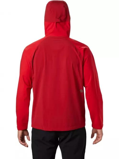 Mountain Hardwear Strech Ozonic Jacket férfi héjkabát piros színben 3