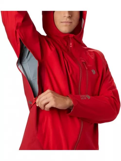 Mountain Hardwear Strech Ozonic Jacket férfi héjkabát piros színben 4