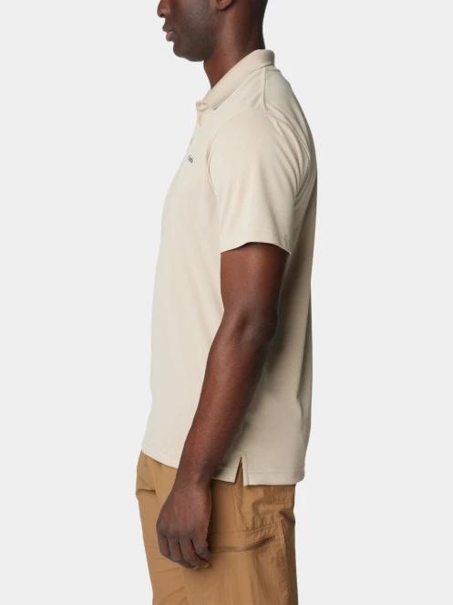 Columbia Utilizer Polo férfi galléros sport póló homok színben 3