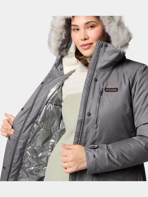 Columbia Suttle Mountain Long Insulated Jacket női télikabát szürke színben 6