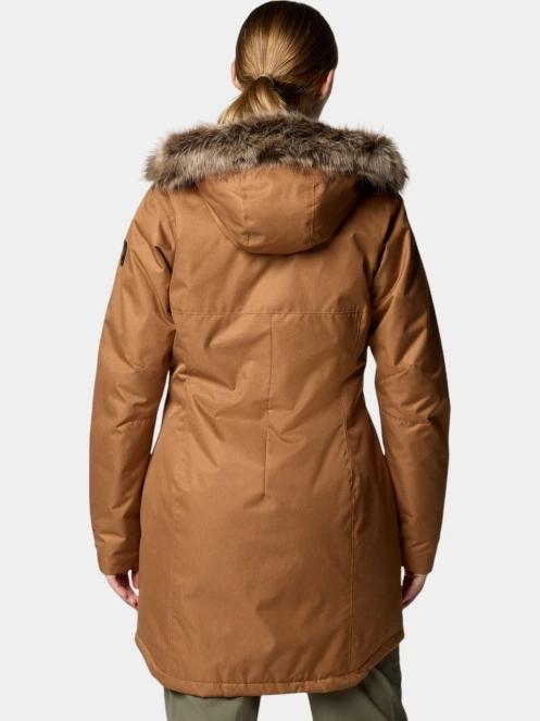 Columbia Suttle Mountain Long Insulated Jacket női télikabát barna színben 4