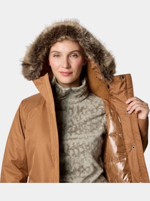 Columbia Suttle Mountain Long Insulated Jacket női télikabát barna színben 6