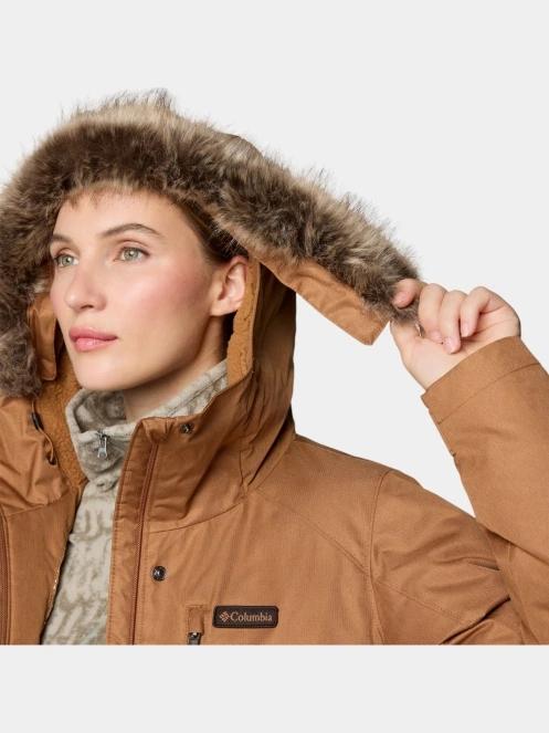 Columbia Suttle Mountain Long Insulated Jacket női télikabát barna színben 8