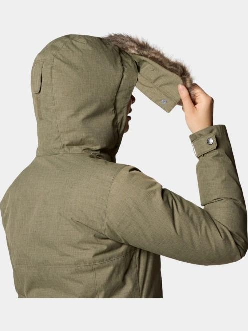 Columbia Suttle Mountain Long Insulated Jacket női télikabát zöld színben 9
