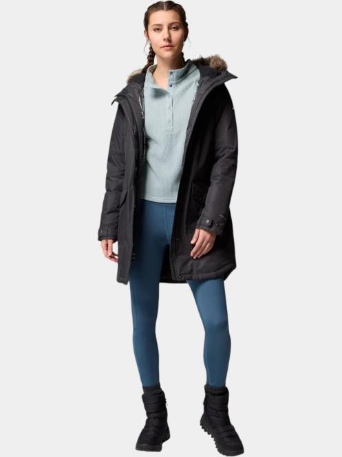Columbia Suttle Mountain Long Insulated Jacket női télikabát fekete színben 5