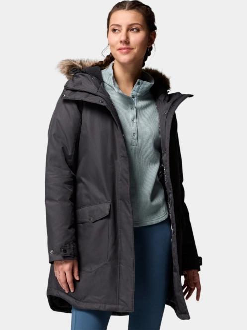 Columbia Suttle Mountain Long Insulated Jacket női télikabát fekete színben 6