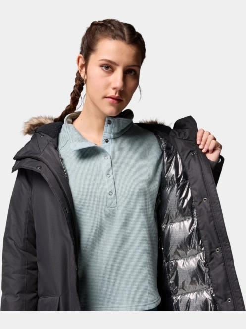 Columbia Suttle Mountain Long Insulated Jacket női télikabát fekete színben 7