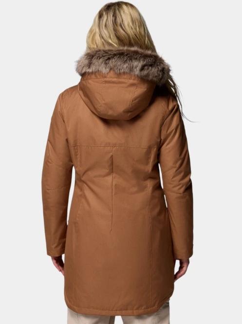Columbia Suttle Mountain Long Insulated Jacket női télikabát barna színben 4