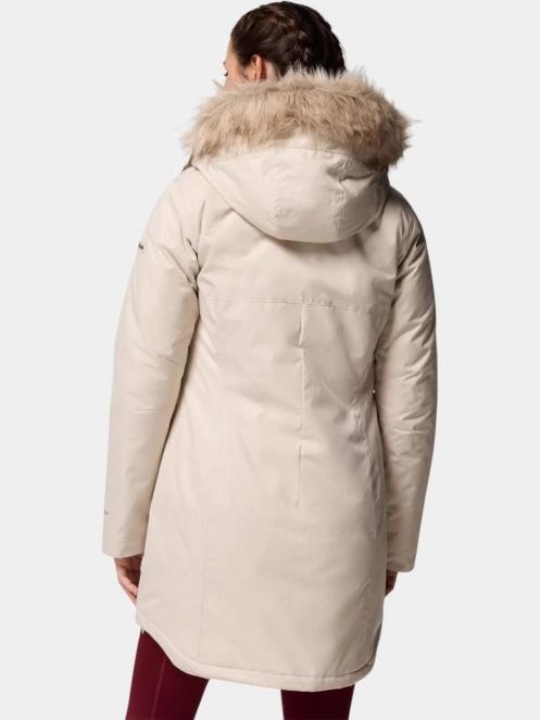 Columbia Suttle Mountain Long Insulated Jacket női télikabát homok színben 4