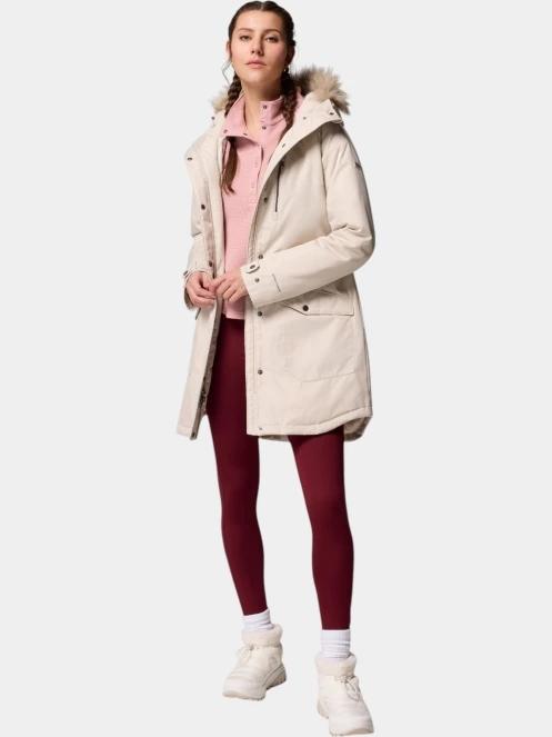 Columbia Suttle Mountain Long Insulated Jacket női télikabát homok színben 7