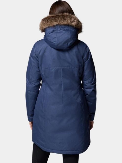 Columbia Suttle Mountain Long Insulated Jacket női télikabát kék színben 4