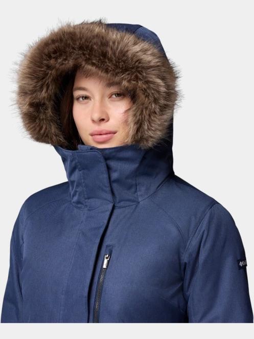 Columbia Suttle Mountain Long Insulated Jacket női télikabát kék színben 8