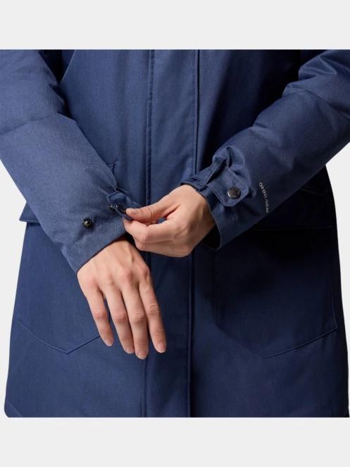 Columbia Suttle Mountain Long Insulated Jacket női télikabát kék színben 9