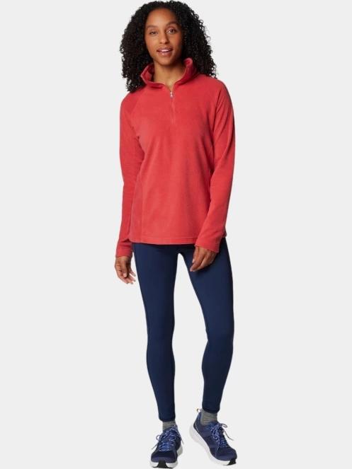 Columbia Glacial IV 1/2 Zip női polár pulóver piros színben 5