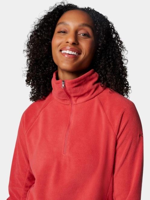 Columbia Glacial IV 1/2 Zip női polár pulóver piros színben 6