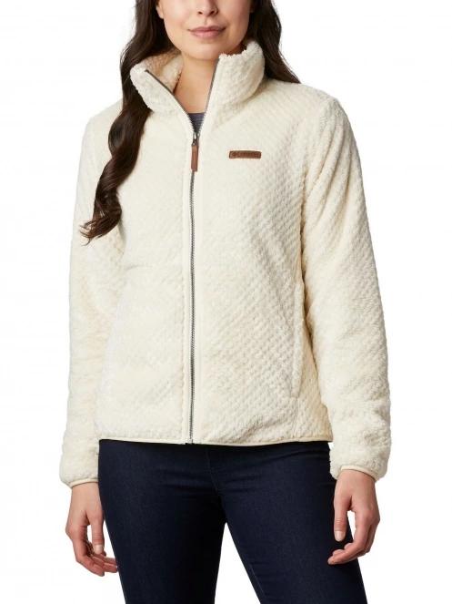 Columbia Fire Side II Sherpa Full Zip női polár pulóver homok színben 2