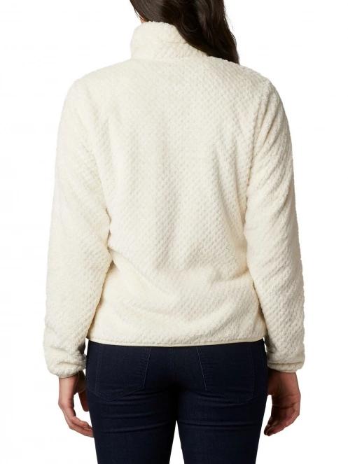 Columbia Fire Side II Sherpa Full Zip női polár pulóver homok színben 4