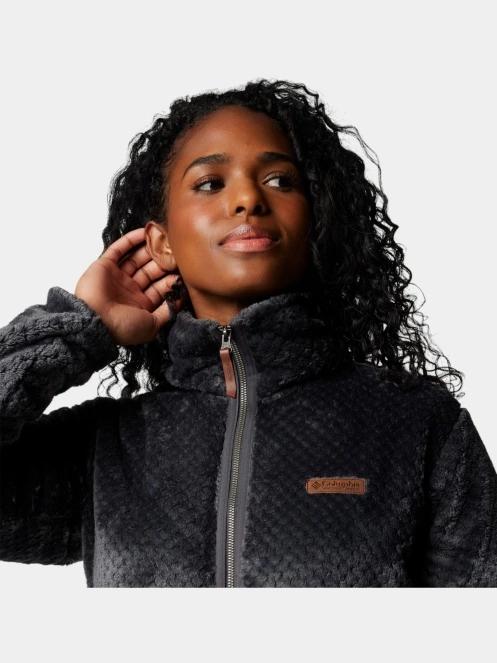 Columbia Fire Side II Sherpa Full Zip női polár pulóver fekete színben 7