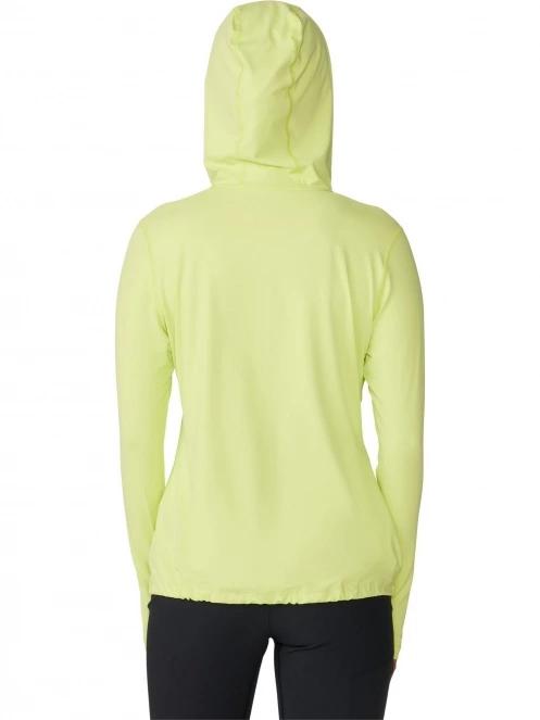 Mountain Hardwear Crater Lake Long Sleeve Hoody női kapucnis pulóver sárga színben 4