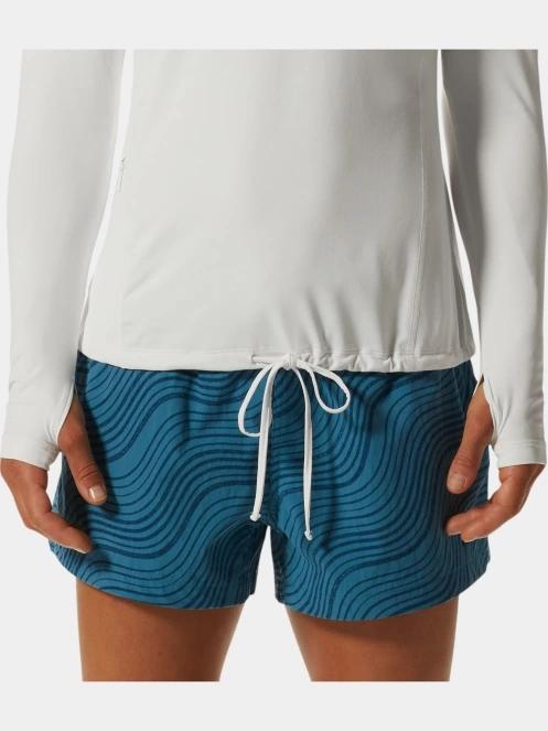 Mountain Hardwear Crater Lake Long Sleeve Hoody női hosszú ujjú sport póló szürke színben 6