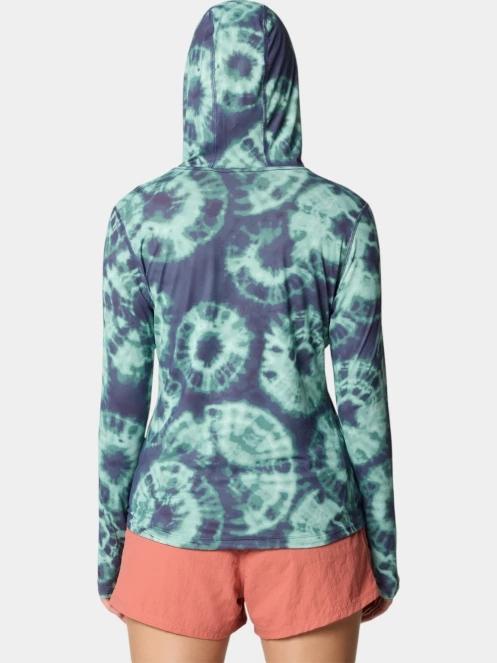 Mountain Hardwear Crater Lake Long Sleeve Hoody női hosszú ujjú sport póló kék színben 4