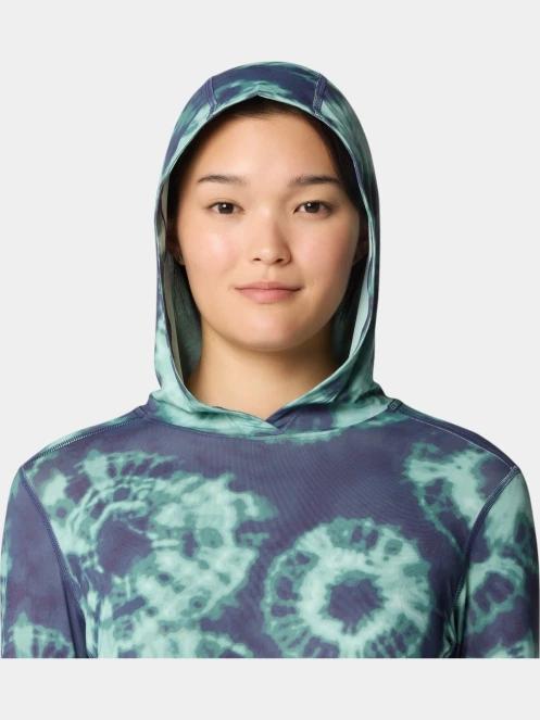 Mountain Hardwear Crater Lake Long Sleeve Hoody női hosszú ujjú sport póló kék színben 6