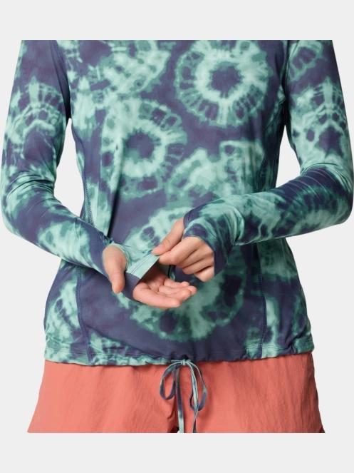 Mountain Hardwear Crater Lake Long Sleeve Hoody női hosszú ujjú sport póló kék színben 7