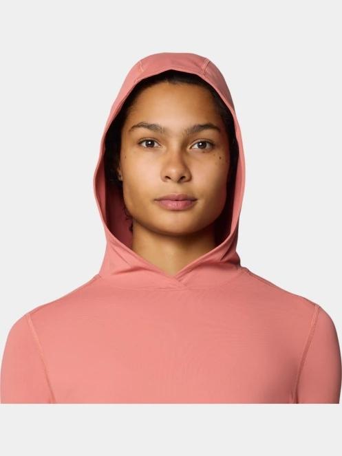 Mountain Hardwear Crater Lake Long Sleeve Hoody női hosszú ujjú sport póló piros színben 6