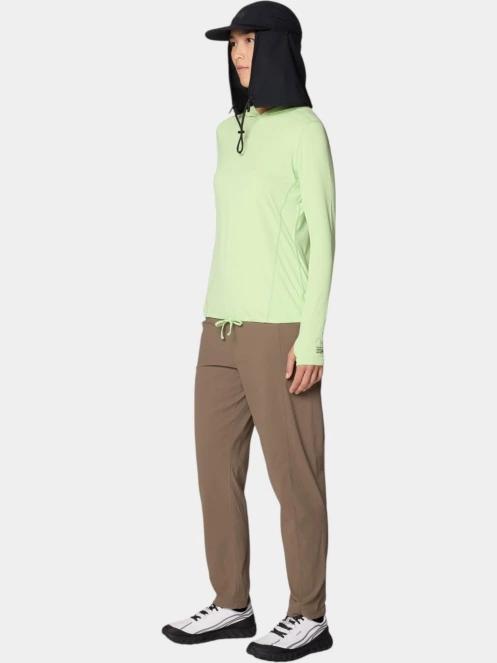 Mountain Hardwear Crater Lake Long Sleeve Hoody női hosszú ujjú sport póló zöld színben 5