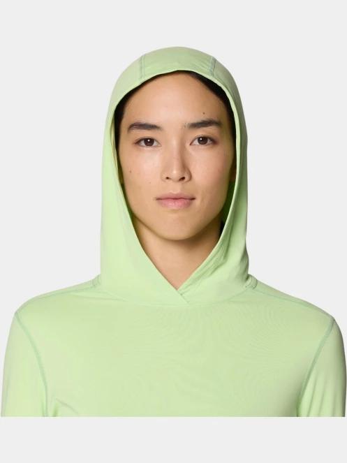 Mountain Hardwear Crater Lake Long Sleeve Hoody női hosszú ujjú sport póló zöld színben 6