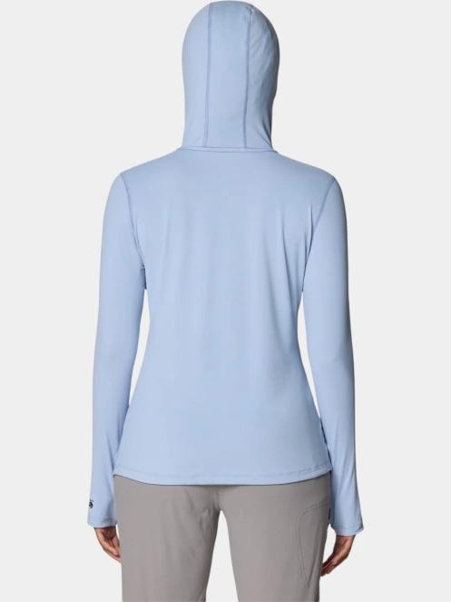 Mountain Hardwear Crater Lake Long Sleeve Hoody női hosszú ujjú sport póló kék színben 4