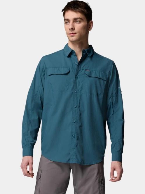 Columbia Silver Ridge 2.0 Long Sleeve Shirt férfi hosszú ujjú túraing kék színben 2
