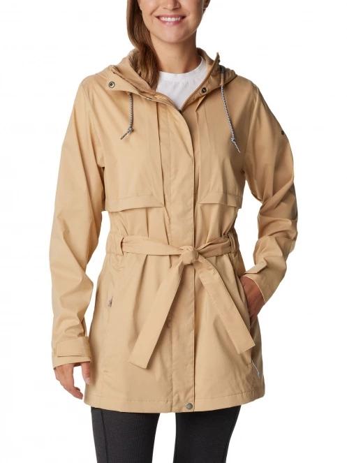 Columbia Pardon My Trench II Rain Jacket női esőkabát homok színben 2