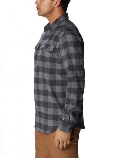 Columbia Flare Gun Stretch Flannel férfi hosszú ujjú ing szürke színben 3